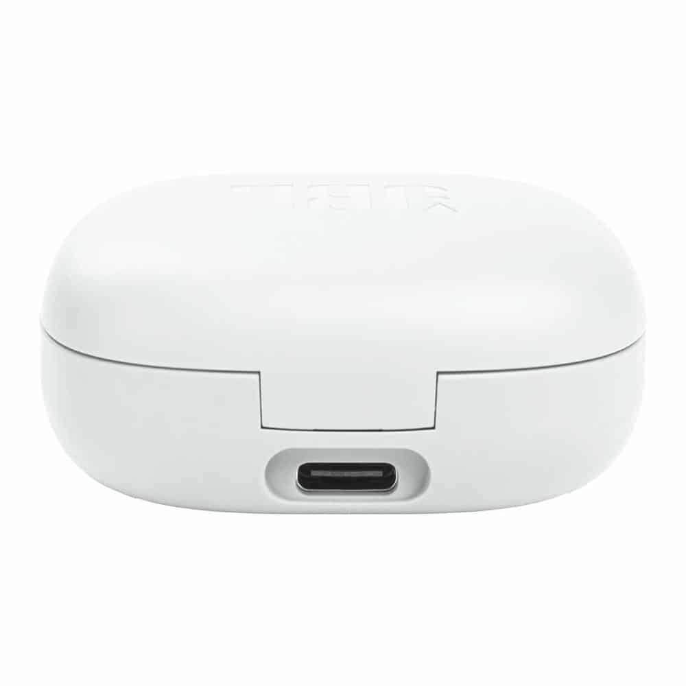 (image for) JBL Wave Flex True Wireless White Bluetooth Earbuds + Charging Case